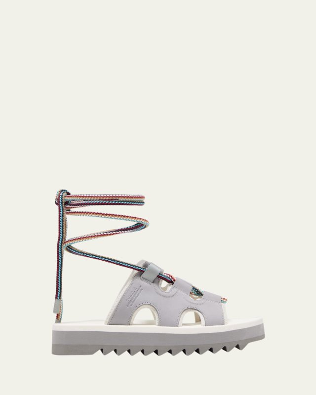 Ray Lace-Up Slide Sandals